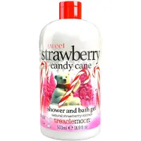 Raw Organic Winter Douchegel Sweet Strawberry Candy Cane - | 1x500 ml | Verzorgende Douchegel | Verzorgingsproducten Winter Limited Edition 2025
