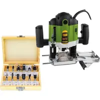 Procraft POB1700 bovenfrees 1200 watt 6 - 8 mm + accessoires