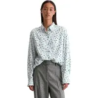 Marc O'Polo Blouse pastelblauw / zwart / wit