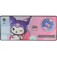 Blue Sky Studios Kuromi XXL bureaumat gaming roze muismat.