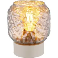 Globo Tafellampje Antonio zand bruin