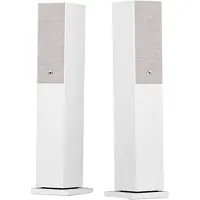 Audio Pro A38 W Smart Multiroom Actieve Vloerstaande Luidsprekers - Multiroom (Linkplay) - Ruimtecorrectie - 2x75W Speakers - 2.5-weg - Wit