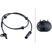 Hella 6PU 358 216-871 Wielsnelheidssensor (ABS)