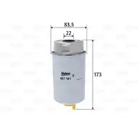 Valeo 587181 Brandstoffilter