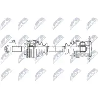 NTY NPW-TY-256 Aandrijfas
