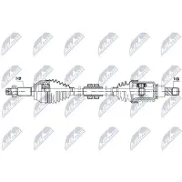 NTY NPW-NS-179 Aandrijfas