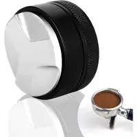LONGZIMING -Koffieverdeler 53 mm – Verstelbare Coffee Distributor met Siliconen Mat – Anti-Slip Ontwerp – Barista Accessoire voor Espresso & Koffiemaling
