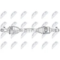 NTY NPW-MZ-132 Aandrijfas