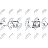 NTY NPW-NS-175 Aandrijfas