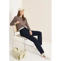 Cecil Dames Tweekleurige broek - Blauw - XL