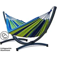 Potenza Prime- hangmat met standaard 2 -persoons - aluminium –Grafiet