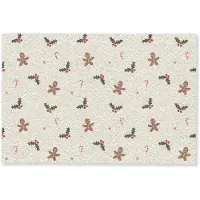 MuchoWow Deurmat 90x60 cm - Droogloopmat Illustratie - Figuren - Beige - Mat voor binnen - Schoonloopmat - Deurmatten met print - Inloopmat