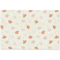 MuchoWow Deurmat 90x60 cm - Droogloopmat Zee - Dieren - Schelpen - Sinaasappel - Mat voor binnen - Schoonloopmat - Deurmatten met print - Inloopmat