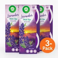 Airwick Air Wick Lavender Stick Ups – 3-Pack – Aroma Gel Luchtverfrisser – Tot 60 dagen fris – Multi-use