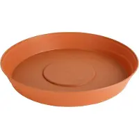 Garronda Ronde Bloempot Onderzetter – 1 stuk – Terracotta - ⌀ 28cm H=4,5cm - GD-NIC-Girona96