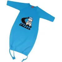 Mad pyjama met lange mouwen voor baby biker jongen 0 tot 6 maanden blauw 100% katoen