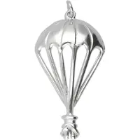 MOOYE ® - Collectie Zilveren Parachute kettinghanger
