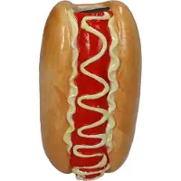 HD Collection Vase Hotdog Dolomite Multi 9.2x8x16.3cm