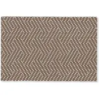 MuchoWow Deurmat 60x40 cm - Droogloopmat Stippen - Bruin - Beige - Patroon - Mat voor binnen - Schoonloopmat - Deurmatten met print - Inloopmat