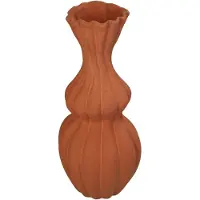 HD Collection Vase Stoneware Brown 15.5x15.5x35.5cm