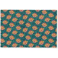 MuchoWow Deurmat 90x60 cm - Droogloopmat Groen - Disco - Patroon - Mat voor binnen - Schoonloopmat - Deurmatten met print - Inloopmat