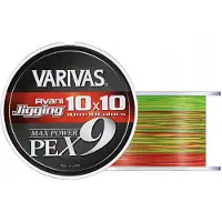 Varivas Avani Jigging PE X9 0.6 14lb 200m Multicolor - Snel Zinkend