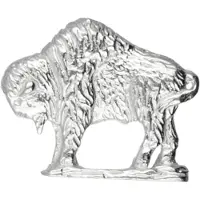 MOOYE ® - Collectie Zilveren Buffel Bison kettinghanger