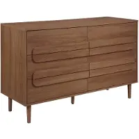 Sweeek - Vintage ladekast houtdecor met 6 lades 120cm - juliana