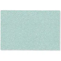 MuchoWow Deurmat 60x40 cm - Droogloopmat Turquoise - Patroon - Lijnen - Mat voor binnen - Schoonloopmat - Deurmatten met print - Inloopmat