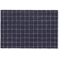 MuchoWow Deurmat 60x40 cm - Droogloopmat Plaid - Patroon - Blauw - Roze - Mat voor binnen - Schoonloopmat - Deurmatten met print - Inloopmat