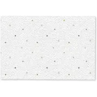 MuchoWow Deurmat 60x40 cm - Droogloopmat Patroon - Stippen - Sterren - Wit - Mat voor binnen - Schoonloopmat - Deurmatten met print - Inloopmat
