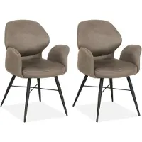 MX Sofa - Eetkamerstoel Jamaica - Clay (set van 2 stoelen)