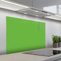 KitchenYeah Spatscherm 100x65 cm - Zelfklevende achterwand Groen - Kleuren - Natuur - Keuken muurbeschermer - Spatwand fornuis