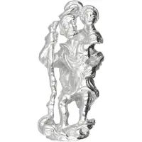 MOOYE ® - Collectie Zilveren Christoffel groot kettinghanger