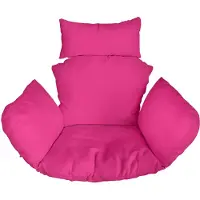 Ferocity - Hangstoel Kussen XXL - Hangstoelkussen - Tuincocon Kussen - Schommelkussen - Polyester - Roze