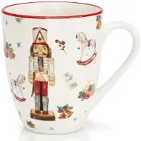 HOME & Styling collection Mok Porselein Notenkraker 320 ml - Koffiemok - Theebeker - Koffie - Beker