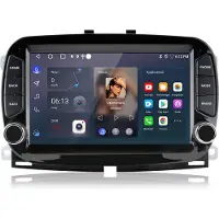 Hexinex Quad-Core autoradio Geschikt voor Fiat 500 (2016-2019) - Draadloos CarPlay, Android Auto, multimediaspeler, 2GB+64GB