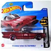 Hot Wheels BATMOBILE 103/250 BATMAN 3/5 TV SERIES (Batmóvil De La Serie De TV) DC Comics Batman 2025 SHORT CARD