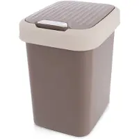 Orion Prullenbak Plastic Bruin 12 l - Afvalmand - Afvalemmer