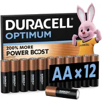 Duracell 12x Alkaline Batterijen Optimum AA 12 stuks