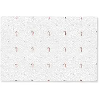 MuchoWow Deurmat 90x60 cm - Droogloopmat Patroon - Sterren - Zuurstok - Wit - Mat voor binnen - Schoonloopmat - Deurmatten met print - Inloopmat
