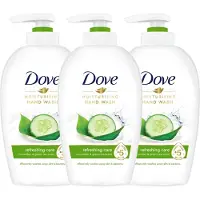 Dove Moisturising Hand Wash – Refreshing Care – 250 ml – 3-pack – Komkommer & Groene Thee