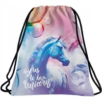 Derform Unicorn Schooltassen voor Schoenen en Kleding -