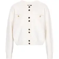 Dreimaster Klassik Gebreid vest offwhite
