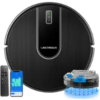 Liectroux N7S-U – 2-in-1 Robotstofzuiger en Laveur met Gyroscoop Navigatie, 5200 mAh, App/Alexa/Google Besturing