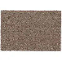 MuchoWow Deurmat 60x40 cm - Droogloopmat Bruin - Roze - Patroon - Mat voor binnen - Schoonloopmat - Deurmatten met print - Inloopmat