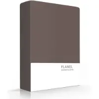 Zavelo Flanel kussenslopen Taupe (set van 2)-60 x 70 cm (standaard)