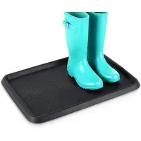 HOME & Styling collection Schoenmat 61x40 cm - Schoenafdruipbak - Schoenbakken - Schoenendienblad - Schoenenbak - Lekbak voor Schoenen - Afdruipmat - Druipmat