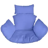 Ferocity - Hangstoel Kussen - Hangstoelkussen - Tuincocon Kussen - Schommelkussen - Polyester - Blauw