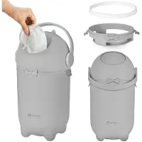 Lionelo Purebin – geurwerende luieremmer – 10 l – universele zakken (geen navullingen) – éénhandbediening